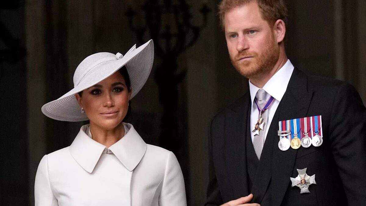 Meghan Markle pode acompanhar Harry em reencontro com Rei Charles III no Reino Unido