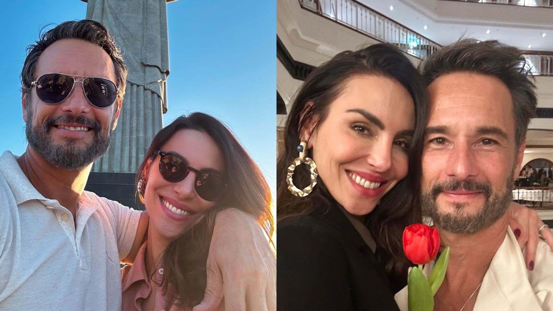 Mel Fronckowiak celebra Dia dos Namorados com declaração romântica a Rodrigo Santoro