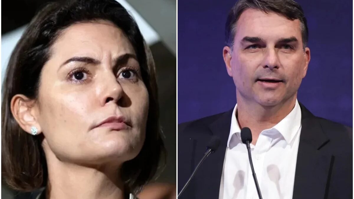 Michelle Bolsonaro diz que não tem raiva de ninguém após polêmica com Flávio
