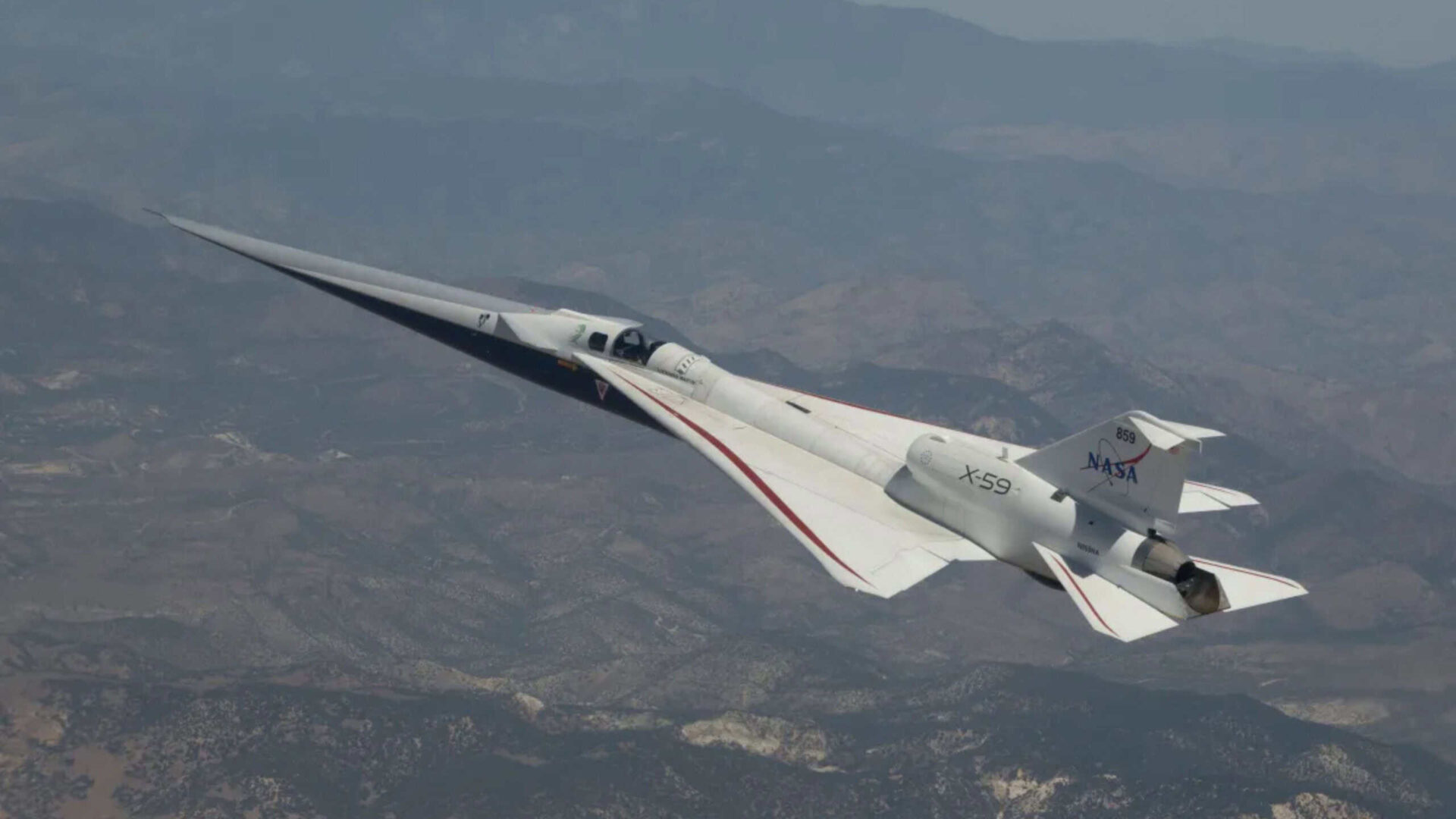NASA realiza voos do jato X-59 e avança na aviação supersônica silenciosa
