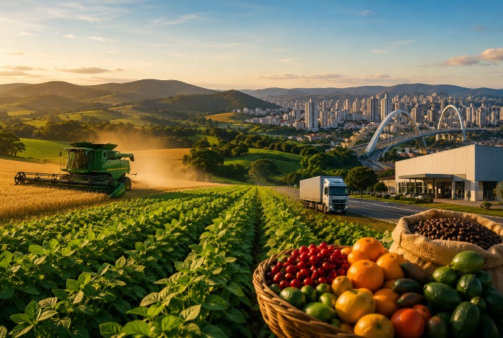 PIB de Minas Gerais deve crescer 1,2% em 2026, impulsionado pelo agronegócio
