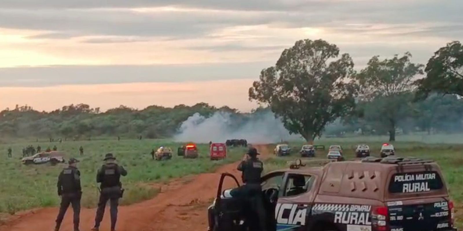 Polícia Militar confronta indígenas em Amambai durante tentativa de despejo