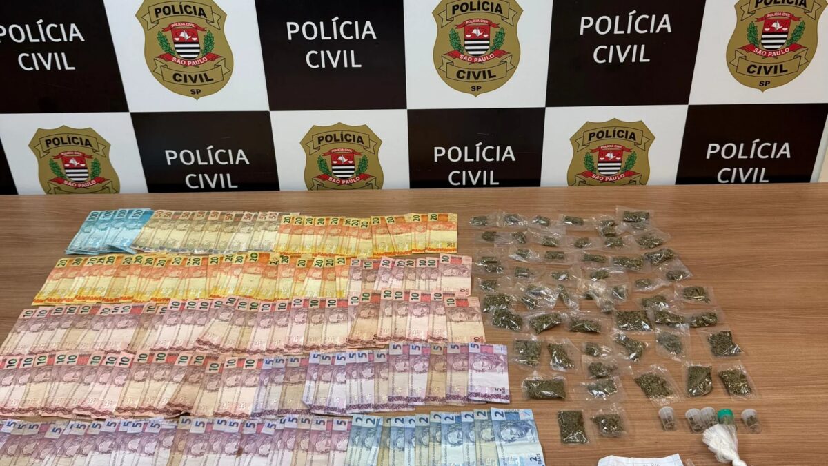 ROMU prende traficante com drogas e dinheiro na Comunidade Portelinha em Piracicaba