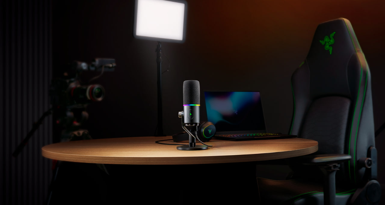 Razer Seiren V3 Pro: novo microfone dinâmico promete qualidade profissional