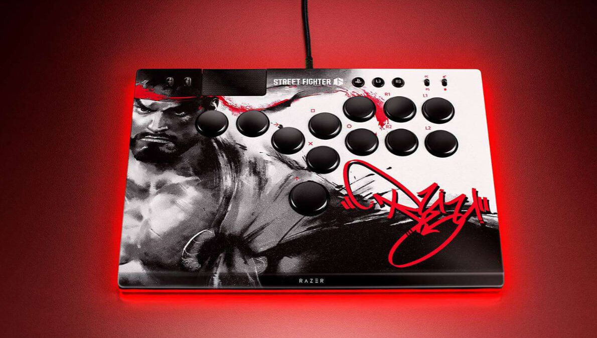Razer lança controle Kitsune Ryu Edition durante a EVO 2026, mas sem preço no Brasil