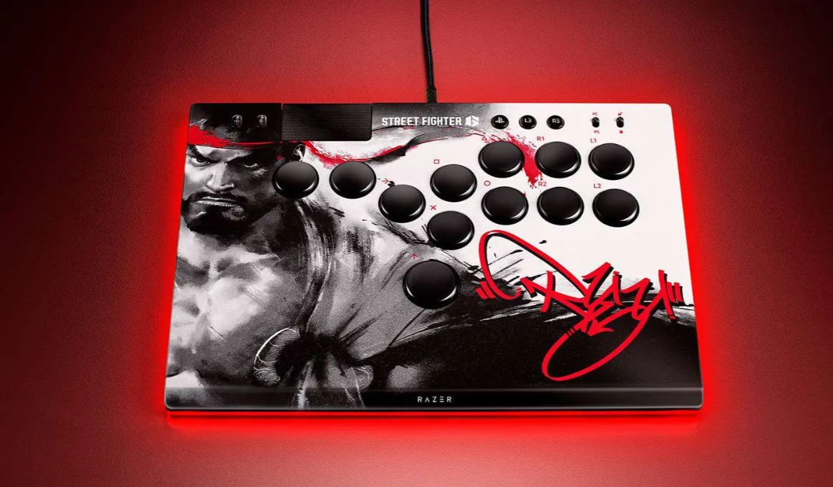 Razer lança controle Kitsune Ryu Edition durante a EVO 2026, mas sem preço no Brasil
