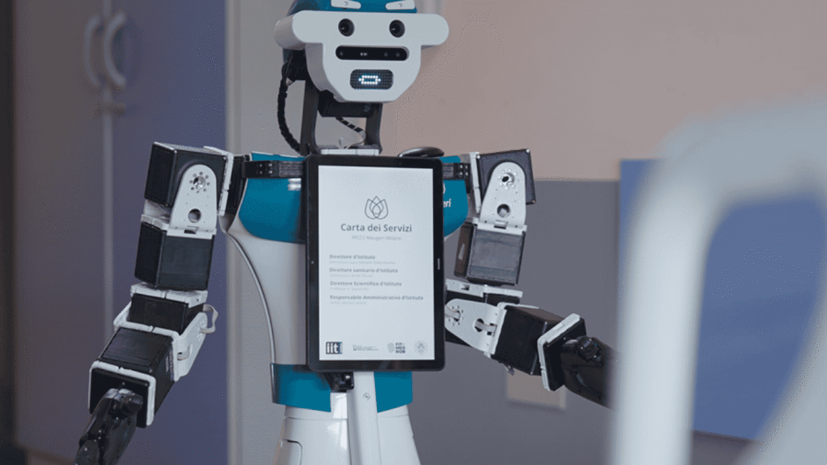Robô humanoide Alter-Ego é testado em hospital na Itália para auxiliar pacientes