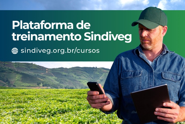 Sindiveg lança plataforma gratuita de treinamentos para capacitar agro brasileiro