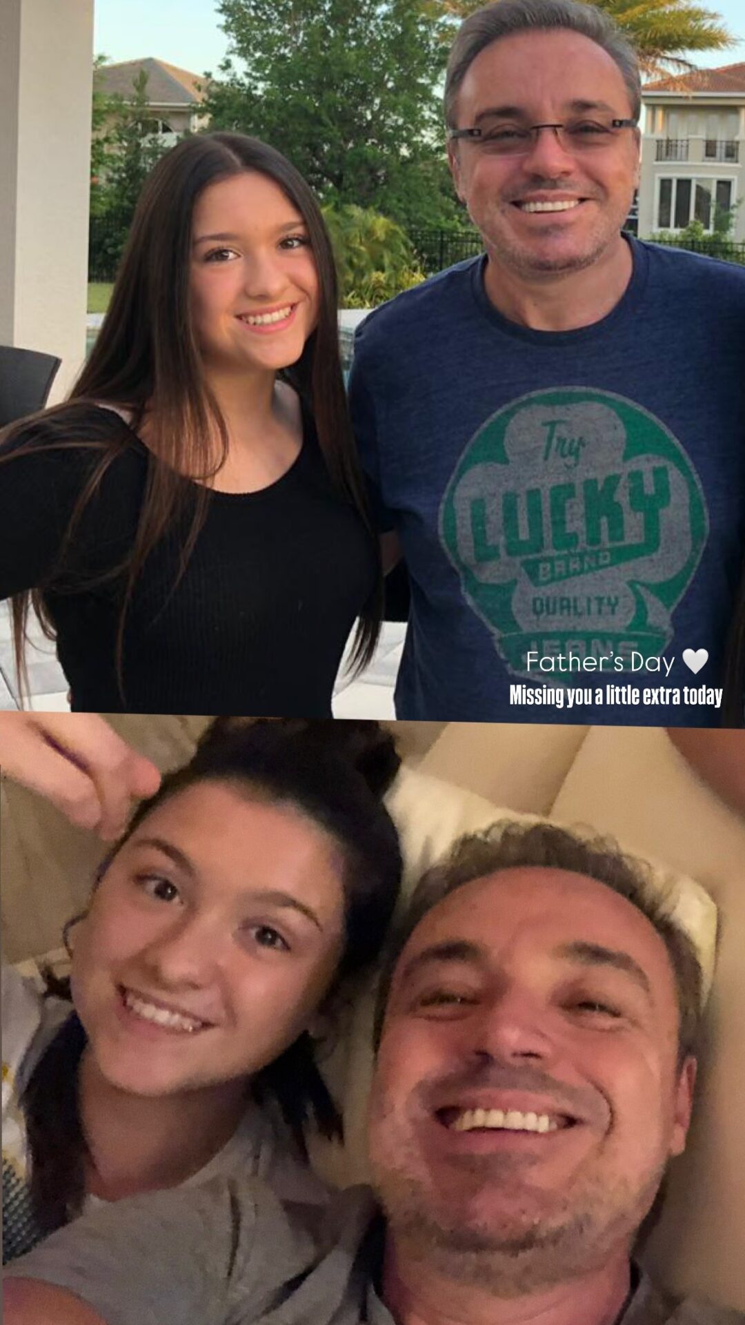 Sofia Liberato homenageia Gugu Liberato em Dia dos Pais nas redes sociais
