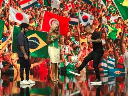 SuperPop entra no clima da Copa com convidados e muito futebol nesta quarta