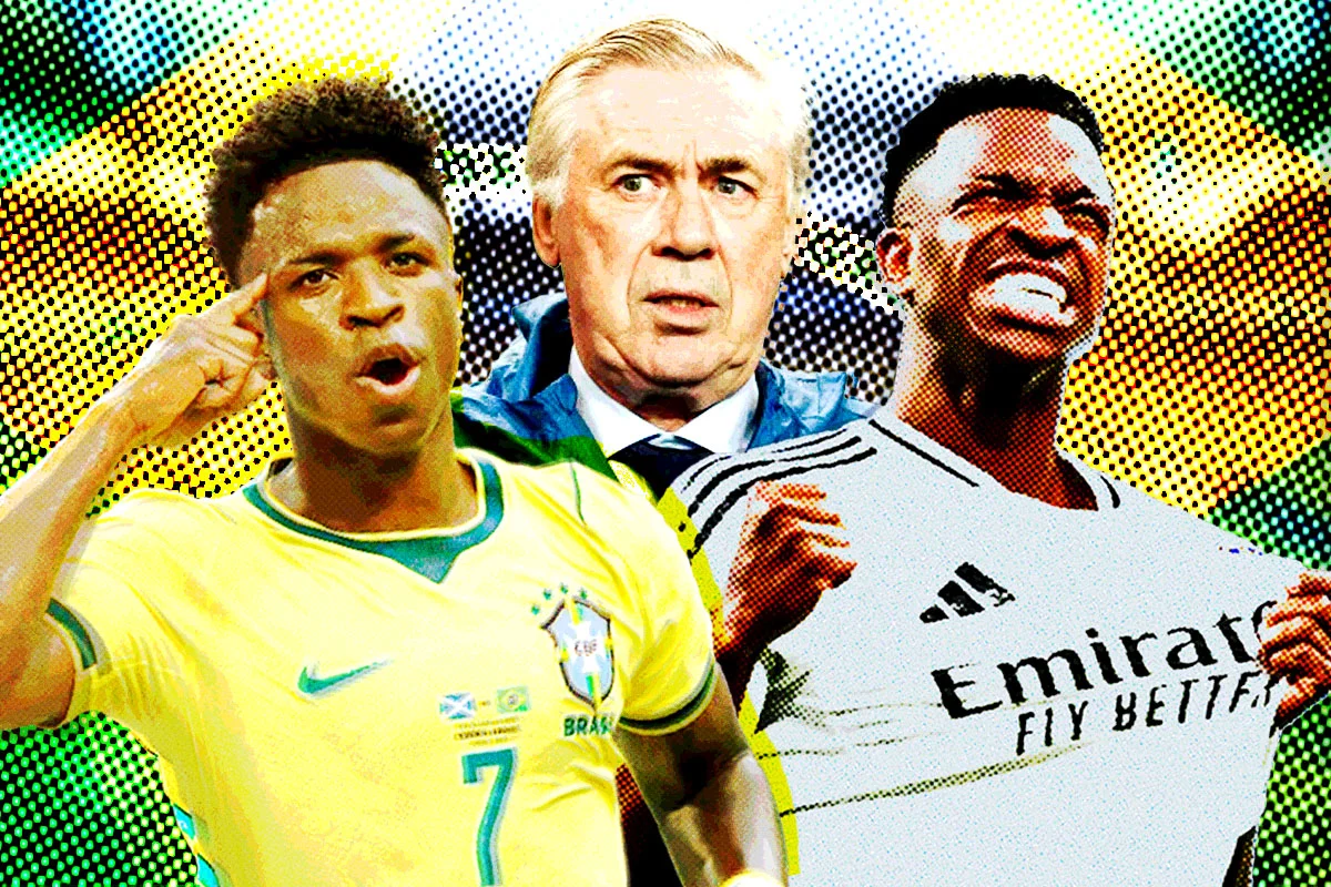 Vini Jr. brilha na Copa do Mundo e reafirma protagonismo com Ancelotti no Brasil
