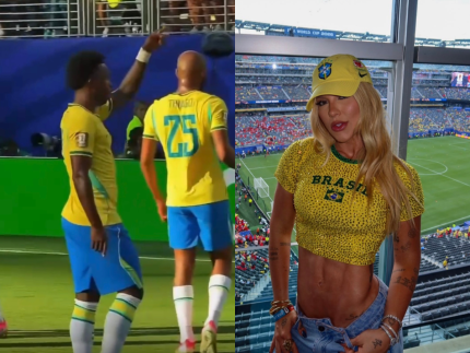 Vini Jr. dedica gol à Virginia Fonseca na estreia do Brasil na Copa 2026