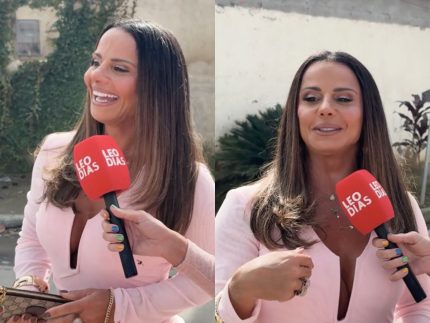 Viviane Araujo celebra casamento de Xande de Pilares e fala sobre enredo do Salgueiro 2027