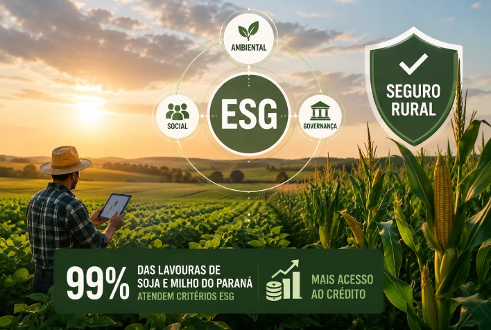 99% das lavouras de soja e milho do Paraná atendem critérios ESG, aponta estudo