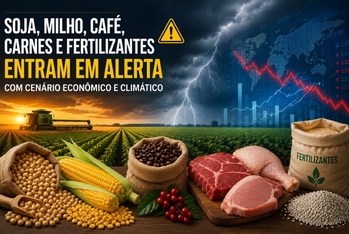 Agronegócio brasileiro enfrenta riscos com clima e economia no segundo semestre de 2026