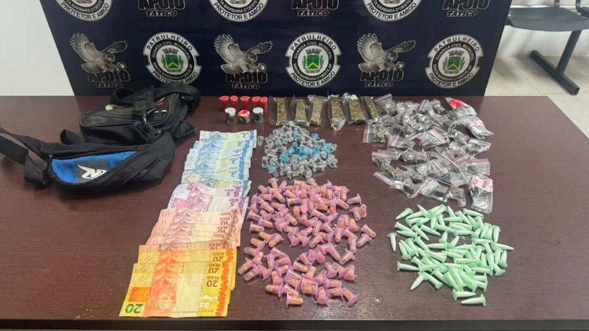 Apoio Tático apreende adolescente com 310 porções de drogas em Santa Bárbara d’Oeste