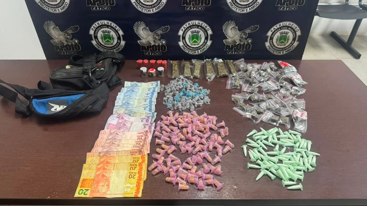 Apoio Tático apreende adolescente com 310 porções de drogas em Santa Bárbara d’Oeste