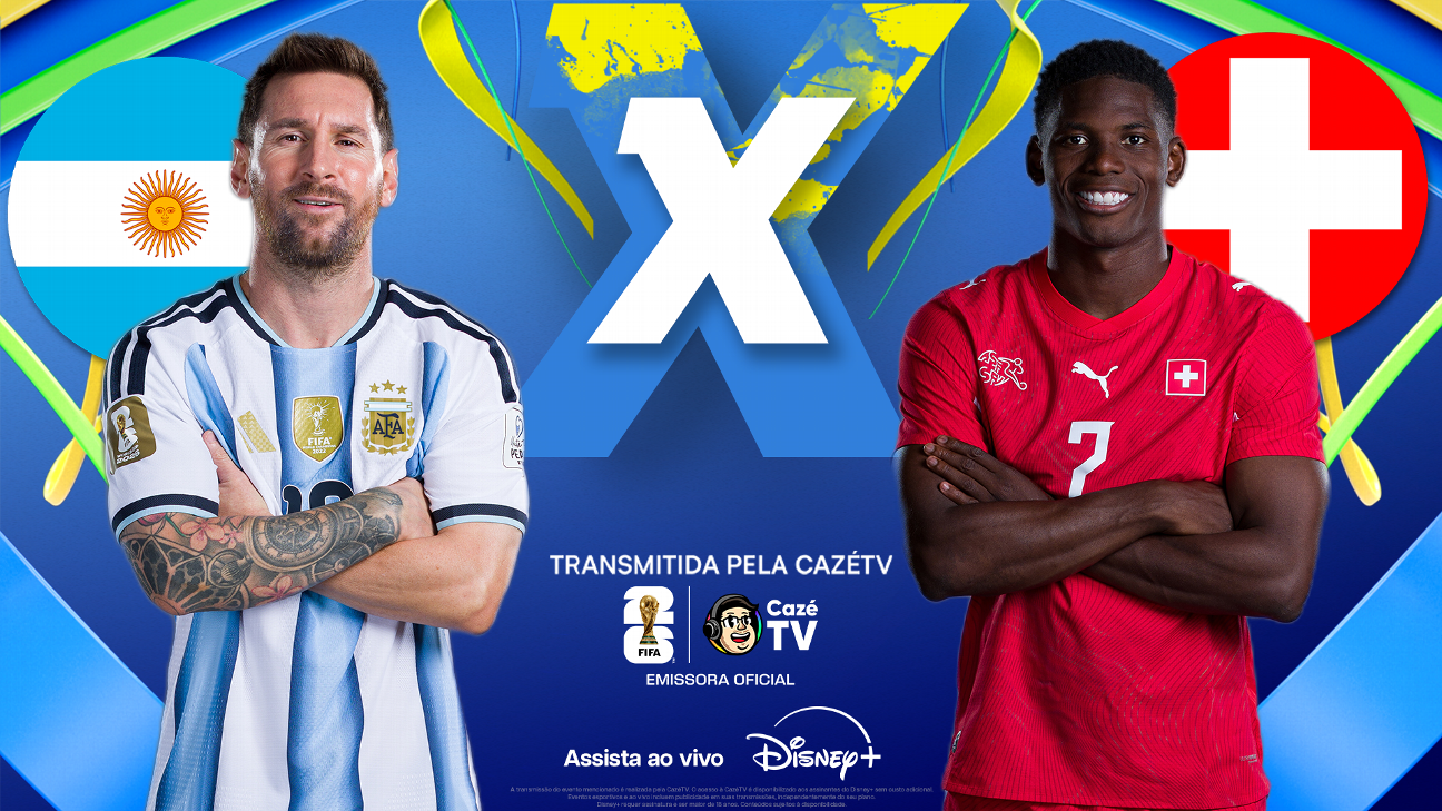 Argentina enfrenta Suíça nas quartas de final da Copa do Mundo 2026 hoje às 22h