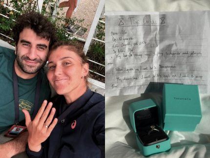 Bia Haddad anuncia noivado com carta de amor escrita na infância por Alex Daoud