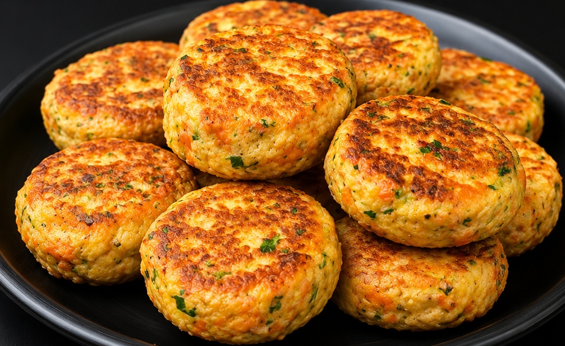 Bolinho de frango saudável: receita prática e nutritiva em 40 minutos