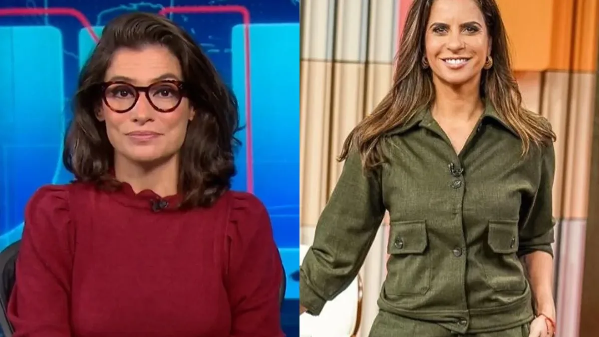 Camila Bomfim é cotada para substituir Renata Vasconcellos no Jornal Nacional