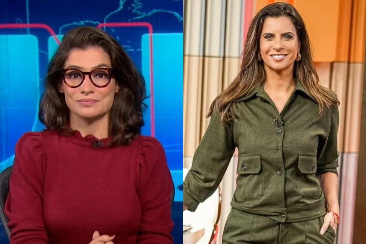 Camila Bomfim é cotada para substituir Renata Vasconcellos no Jornal Nacional