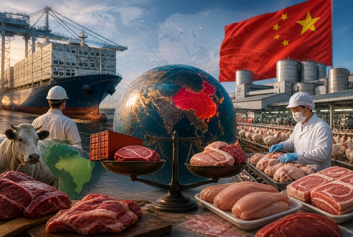 China aumenta exigências para importação de carne de frango do Brasil