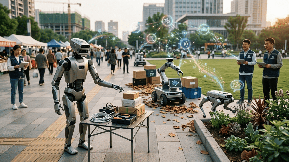 China desenvolve robôs que aprendem em ambientes reais para aprimorar IA