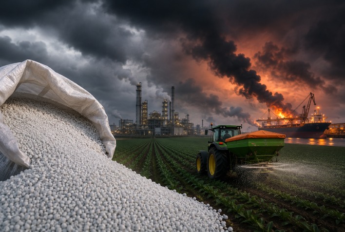 Crise no Oriente Médio pode elevar custos de fertilizantes e afetar safra no Brasil