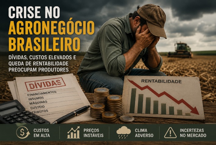 Crise no agronegócio brasileiro se intensifica com dívidas e custos elevados