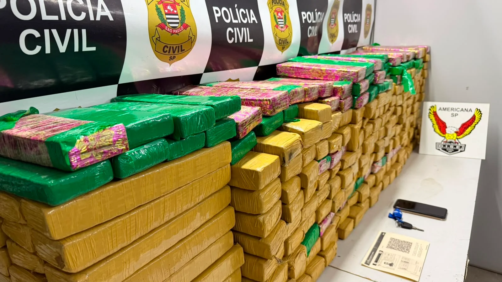 DISE apreende 257 quilos de maconha em operação em Monte Mor, SP