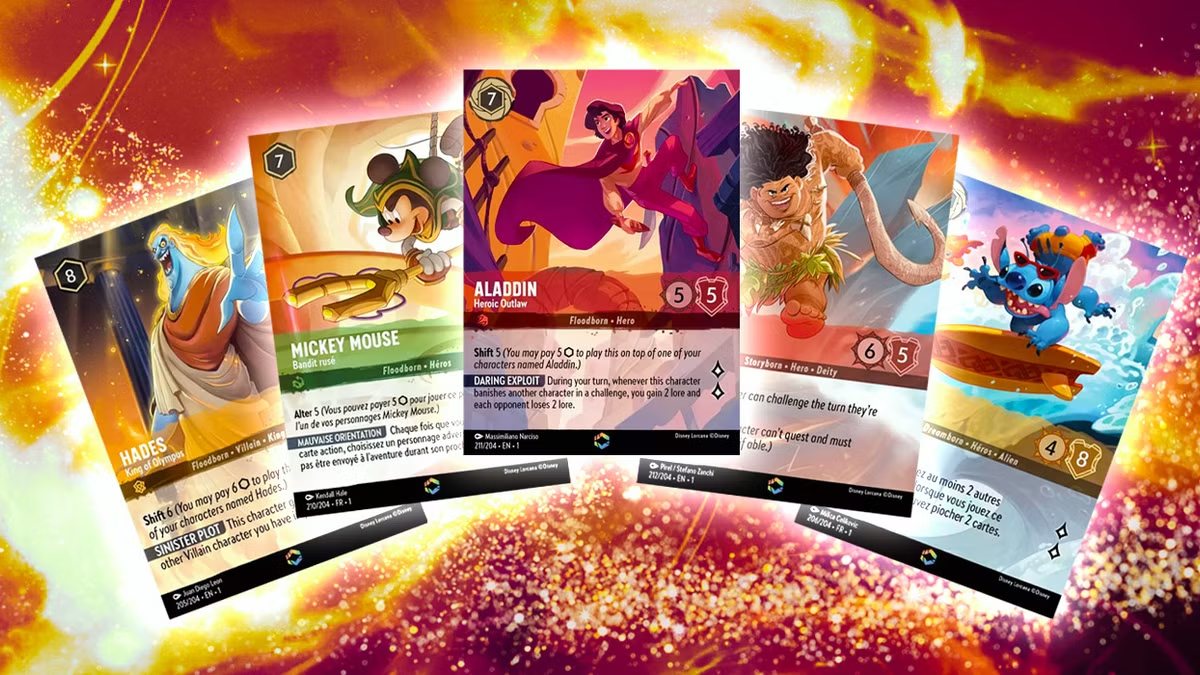 Disney Lorcana enfrenta dilema sobre reprints com nova rotação do Core Constructed