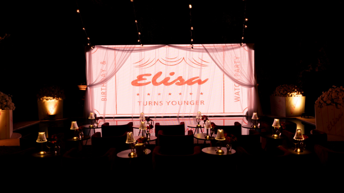 Elisa Zarzur celebra 27 anos com festa temática de cinema em São Paulo