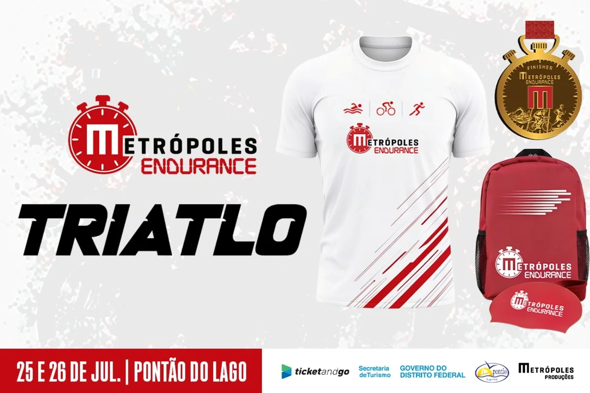 Entrega de kits do Metrópoles Endurance para triatletas acontece neste sábado