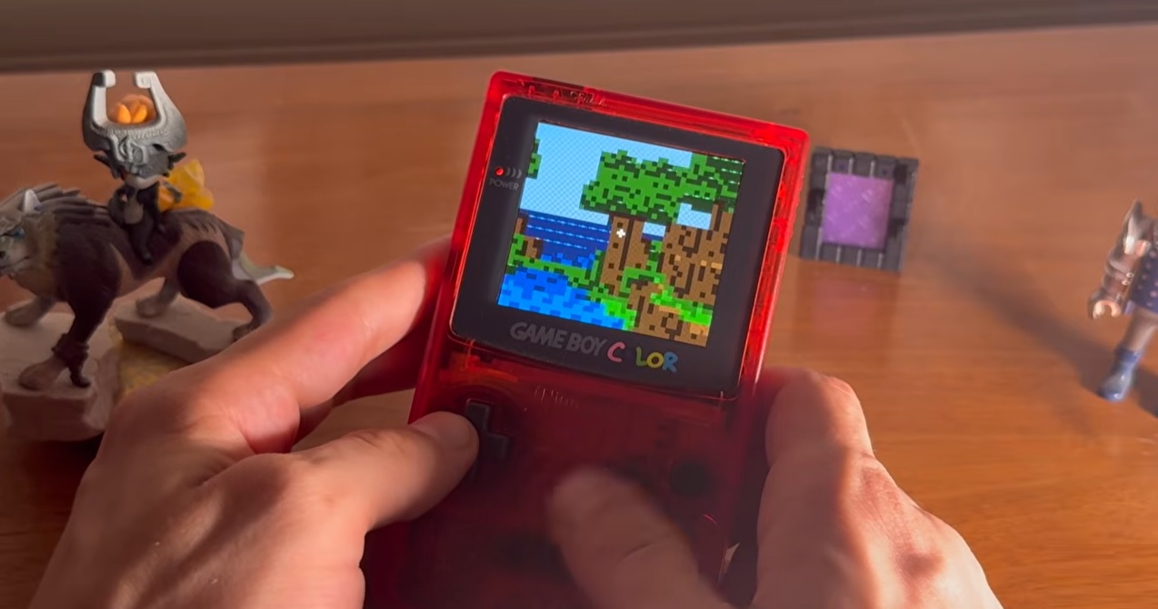 Fã transforma Minecraft em jogo para Game Boy Color e impressiona comunidade