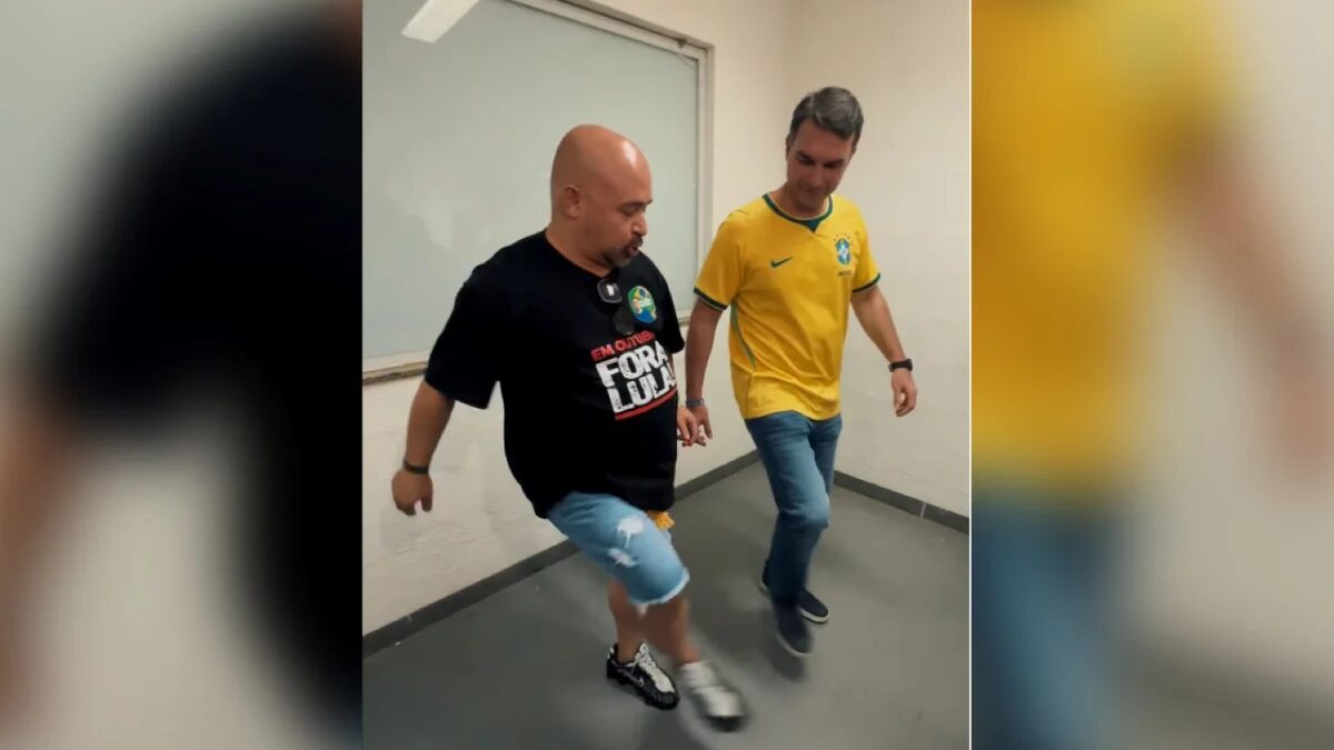 Flávio Bolsonaro dança funk em vídeo e responde a críticas sobre "dancinha"