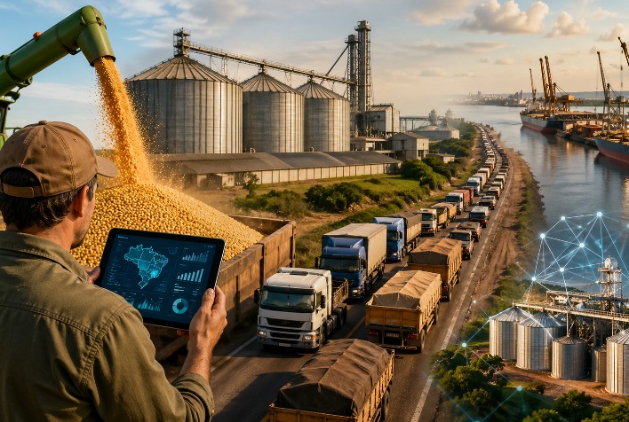 Frete supera valor da carga e logística de commodities enfrenta crise no Brasil em 2026