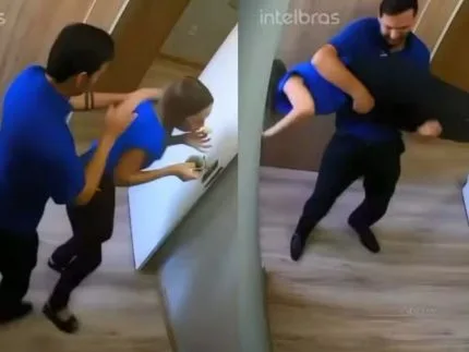 Homem vira colega de cabeça para baixo para desengasgar mulher em Itarana