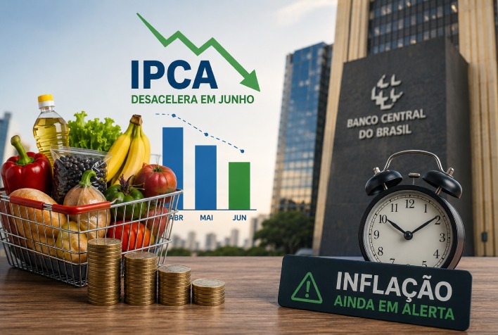 IPCA desacelera em junho com queda nos alimentos, mas inflação ainda preocupa