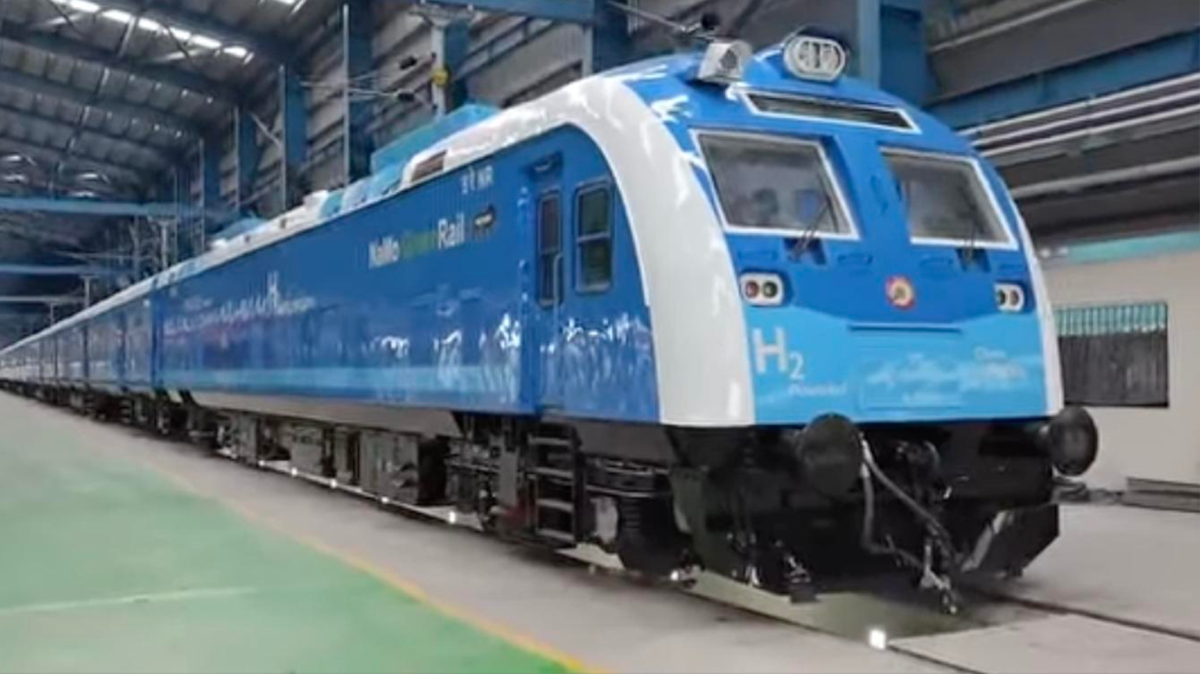 Índia lança primeiro trem movido a hidrogênio e avança na modernização ferroviária