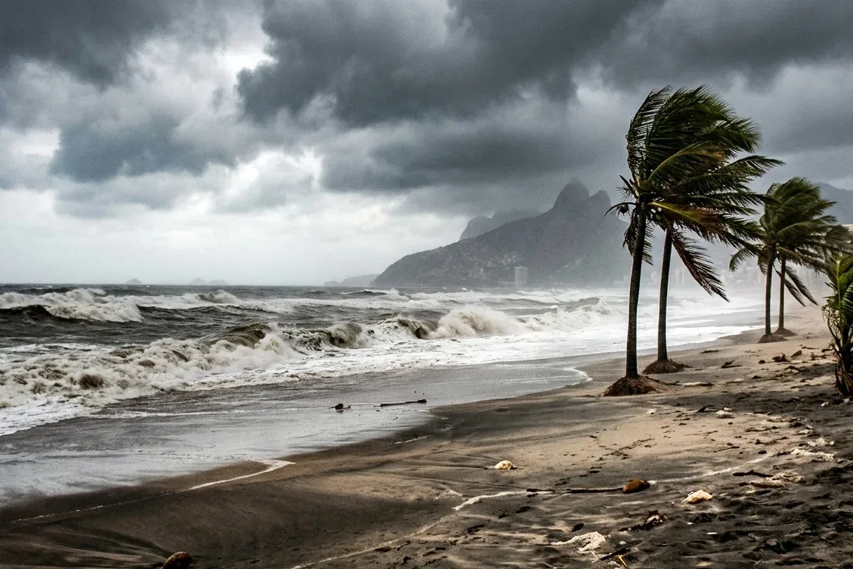 Inmet alerta para vendavais e tempestades em Santa Catarina nesta terça-feira