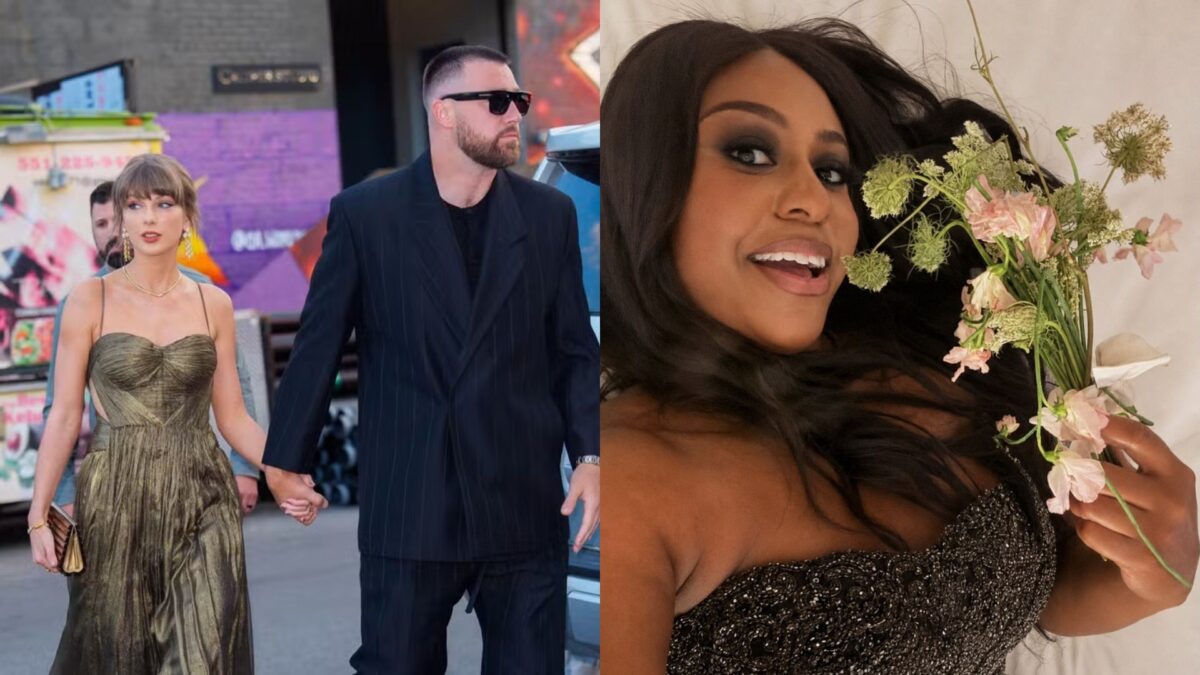 Irmã de jogador da NFL ganha buquê e revela detalhes do casamento de Taylor Swift e Travis Kelce