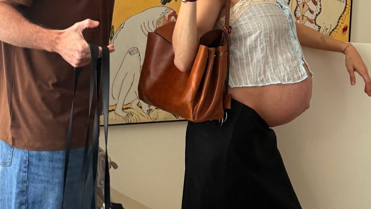 Isa Scherer exibe barrigão e estilo em passeio romântico com Rodrigo Calazans