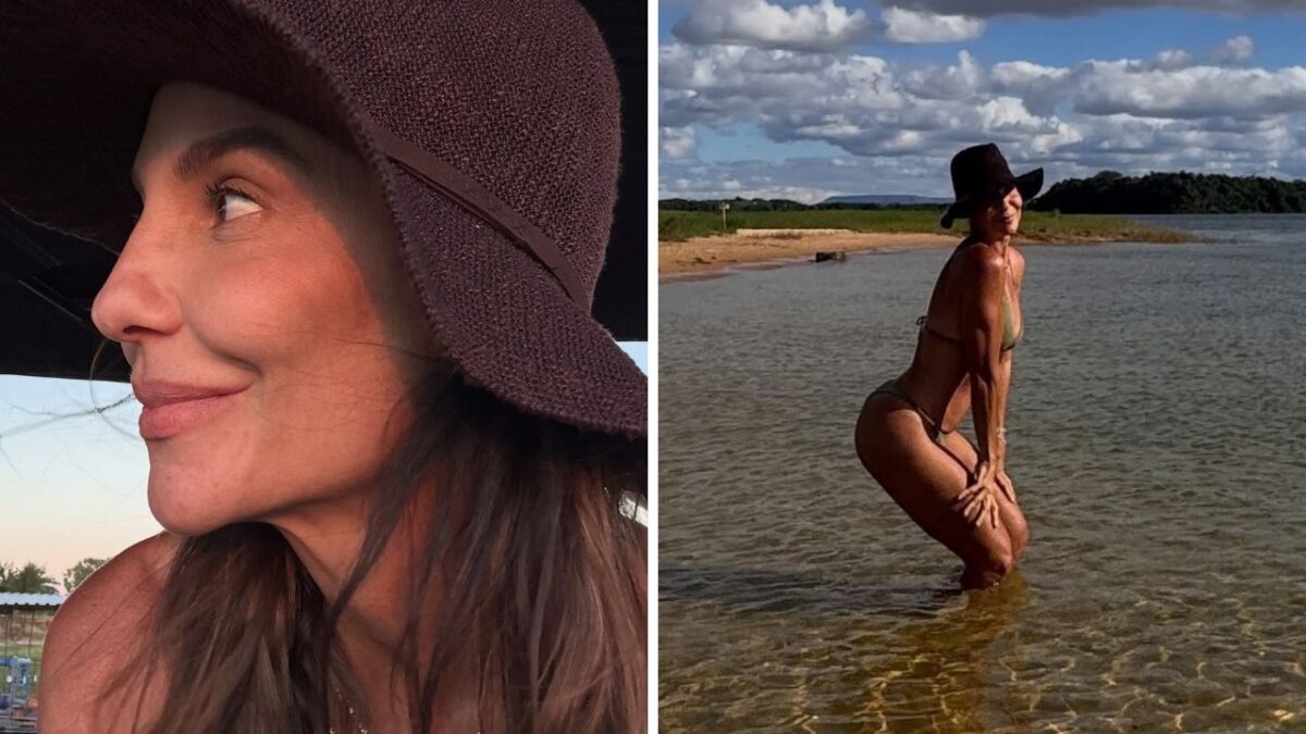 Ivete Sangalo exibe curvas de biquíni em férias no Vale do São Francisco