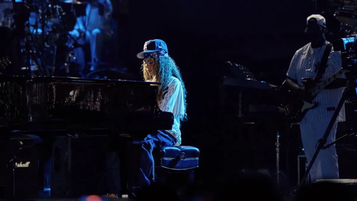 Jay-Z se emociona ao ver Blue Ivy brilhar em show histórico no Yankee Stadium