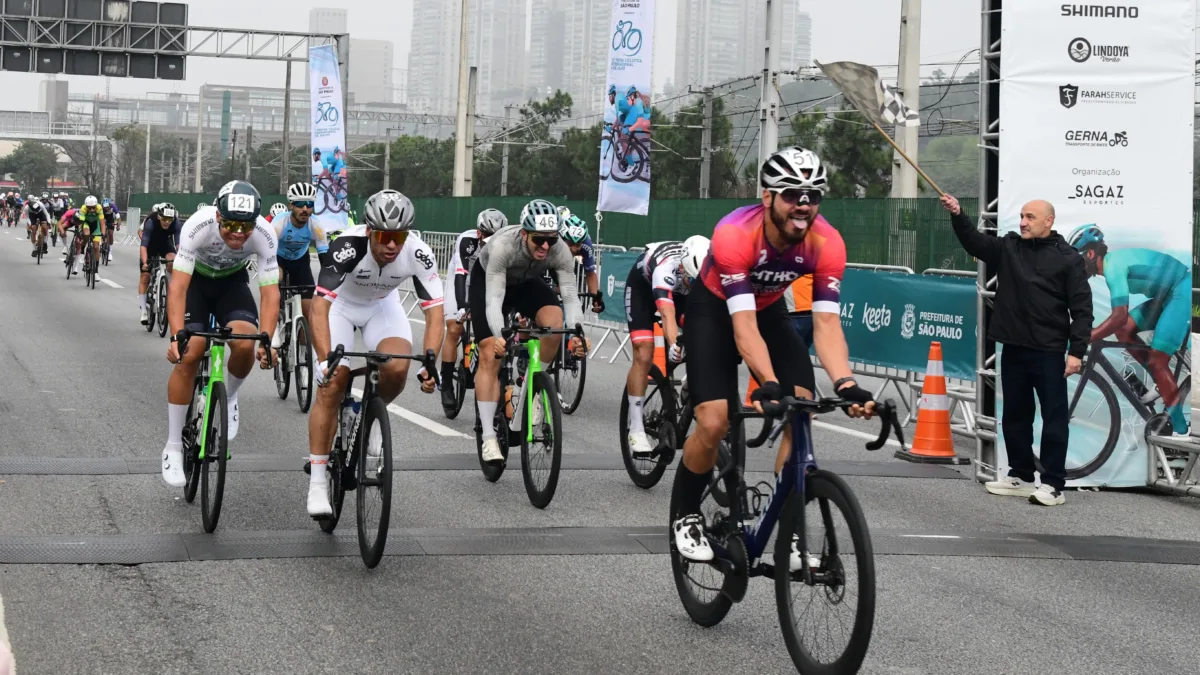 Kácio Freitas e Thayná Araújo são os campeões da Prova Ciclística 9 de Julho 2026