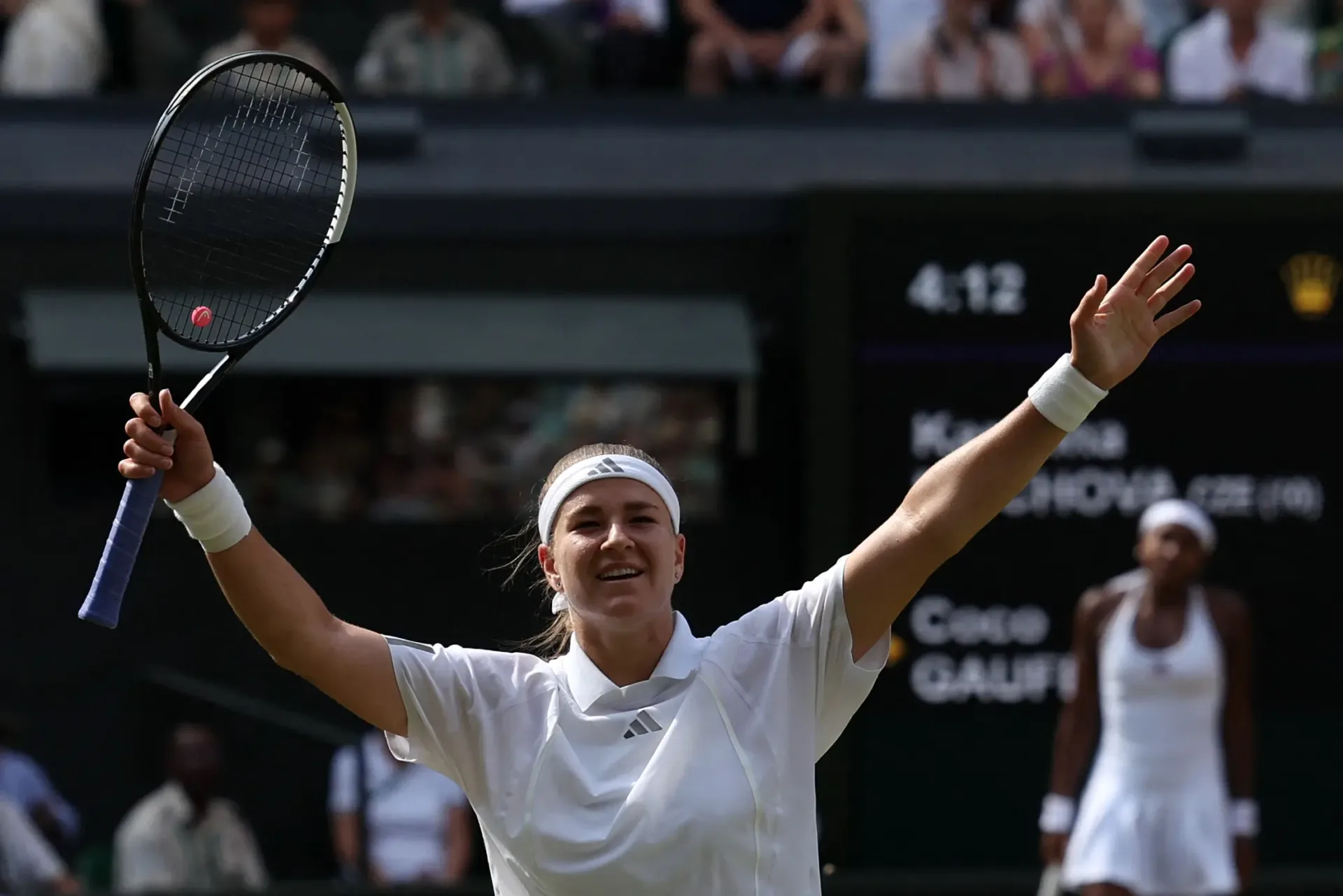 Karolína Muchová vence Coco Gauff e chega à final de Wimbledon pela primeira vez