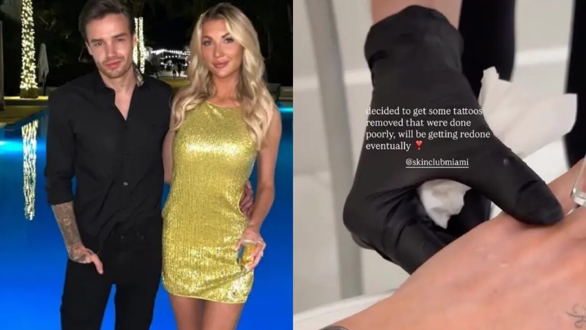 Kate Cassidy inicia remoção de tatuagem em homenagem a Liam Payne e explica decisão