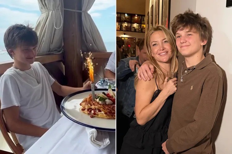 Kate Hudson celebra os 15 anos do filho Bingham com homenagem emocionante no Instagram