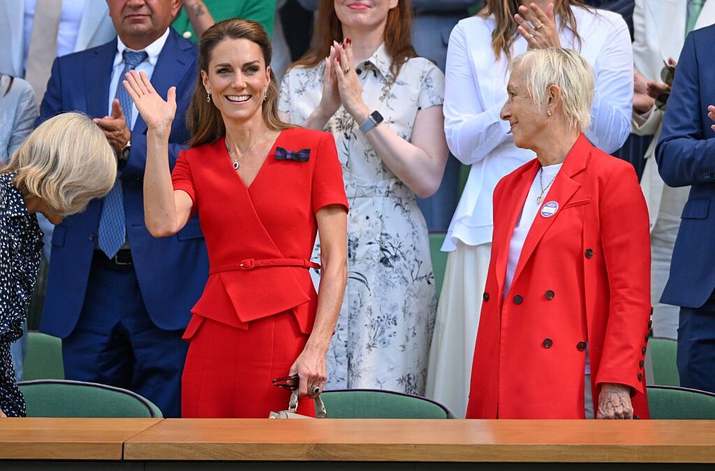 Kate Middleton prestigia 13º dia do torneio de Wimbledon em Londres